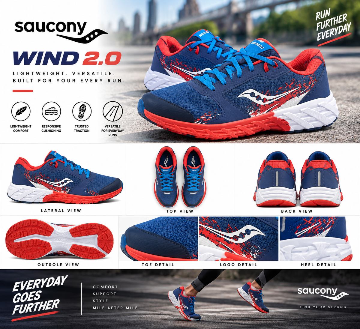 Saucony WIND 2.0