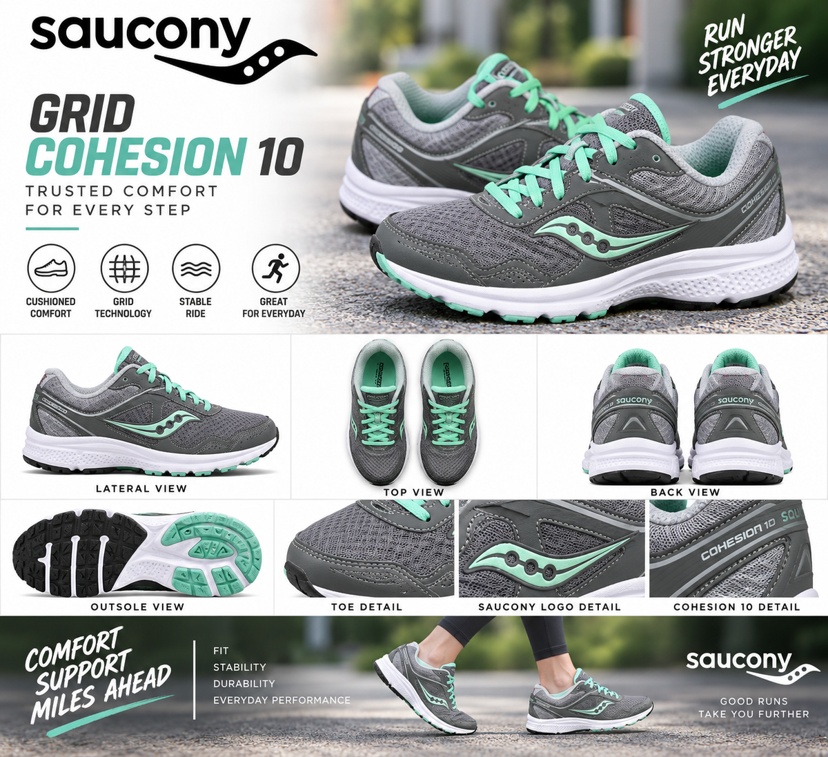Asics Grid Cohesion10