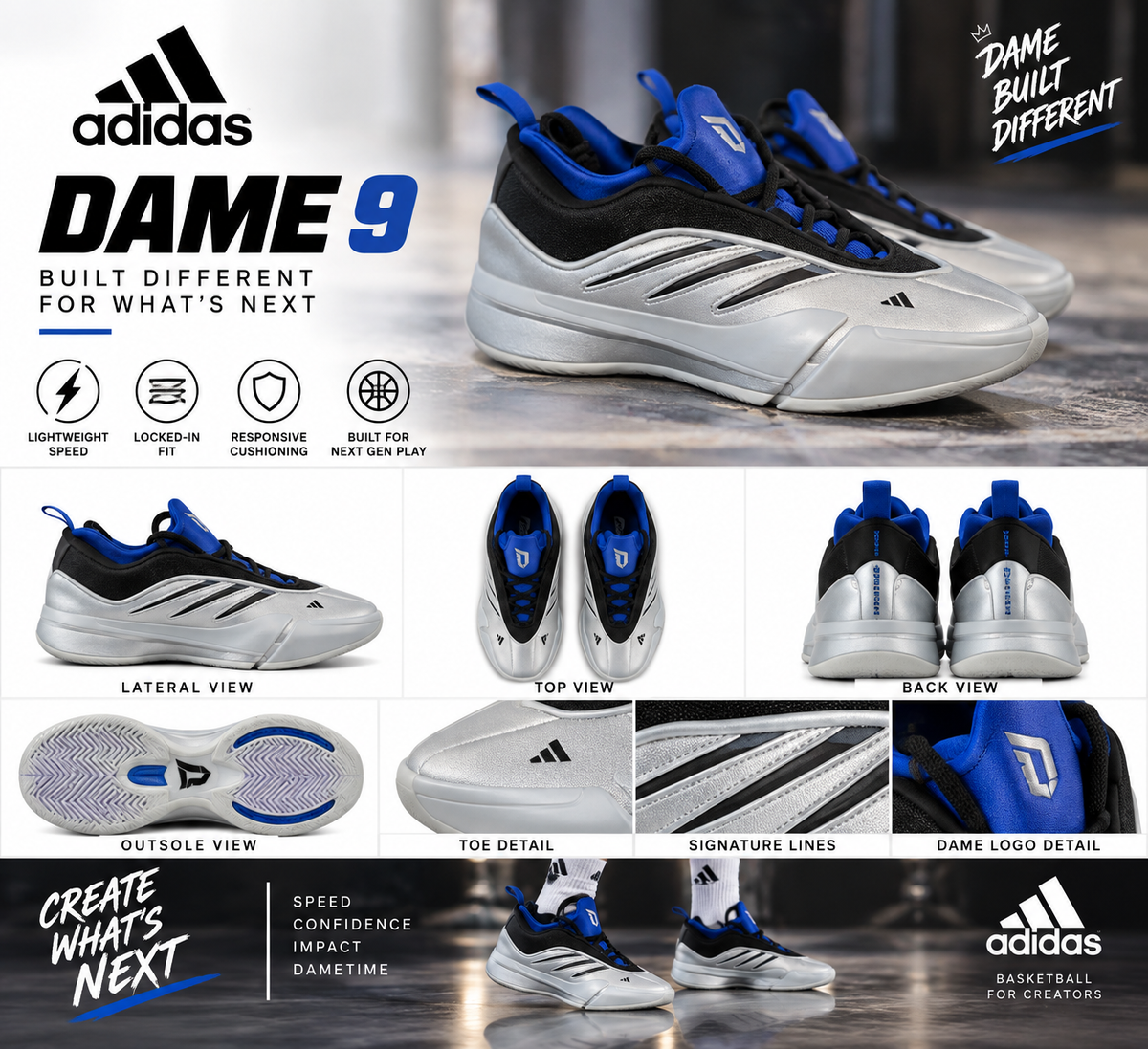 Adidas Dame 9 basketball shoes