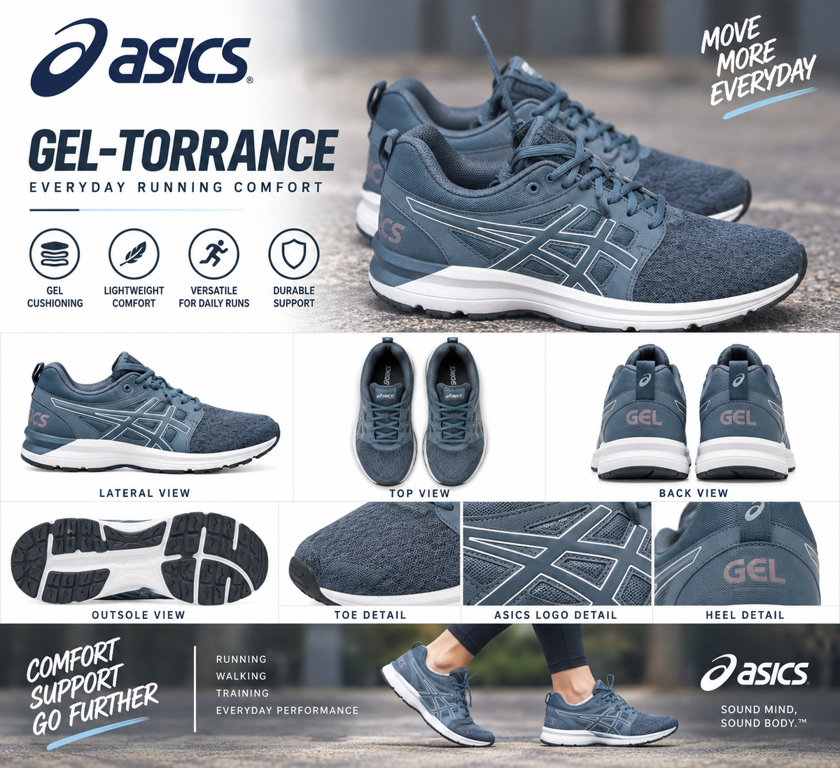Asics Gel Torrance running shoes