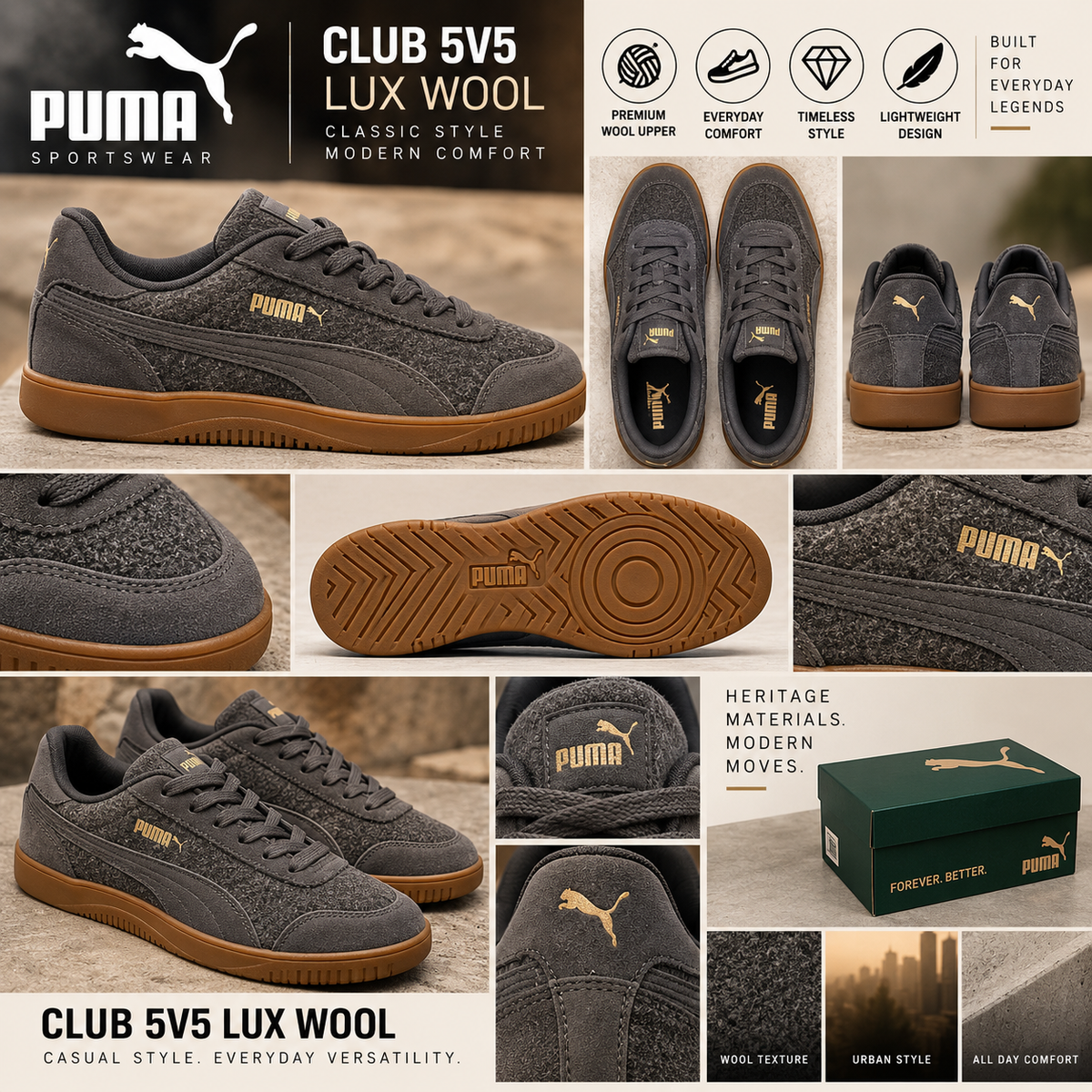 Puma Club 5v5 Lux Wool