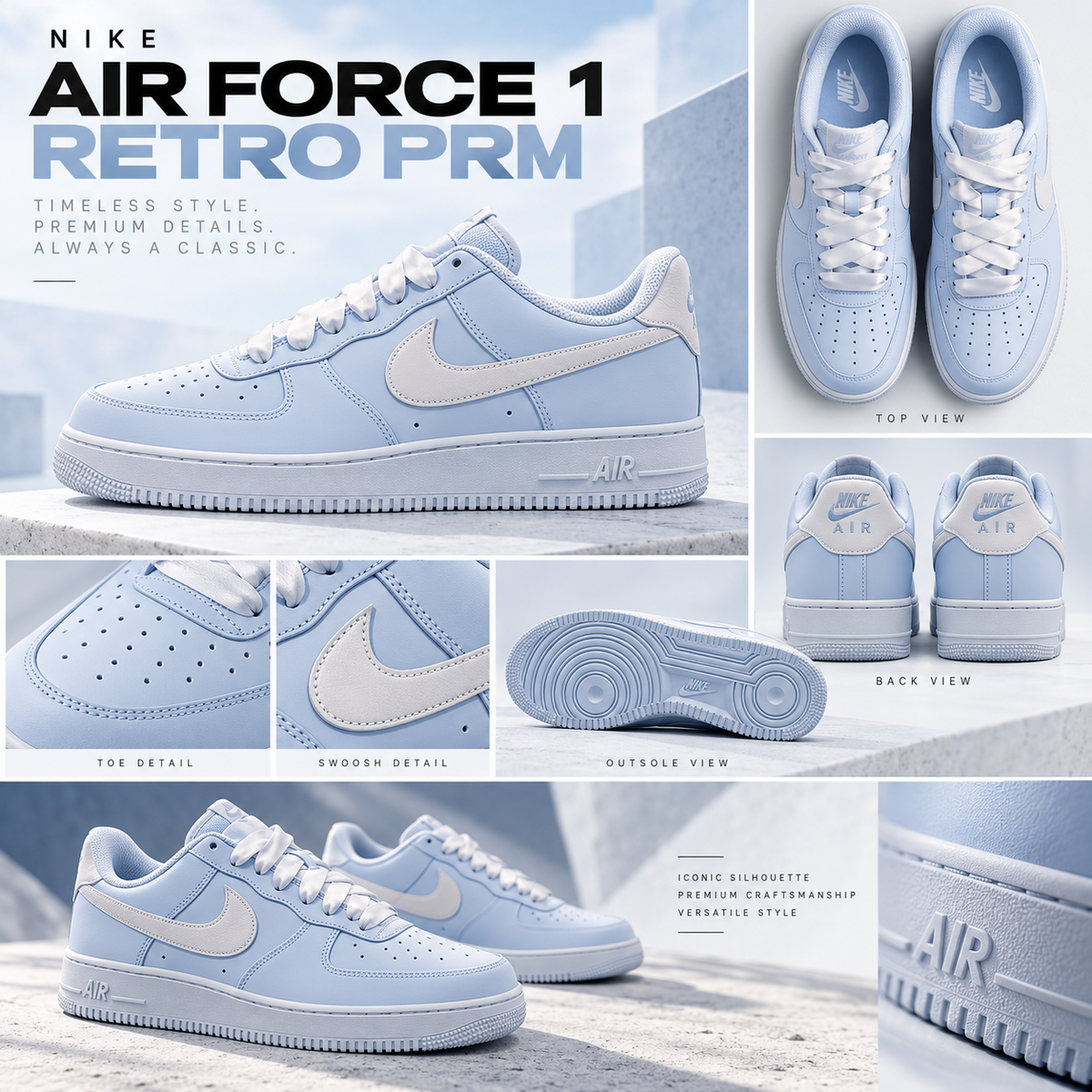 Nike Air Force 1 Retro PRM