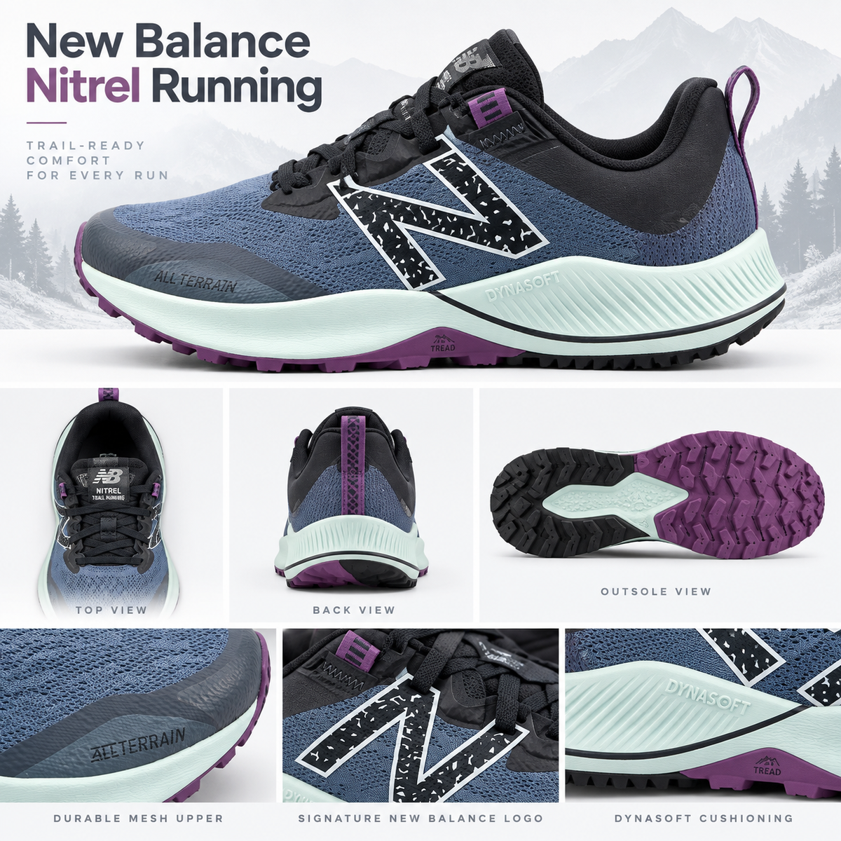 New Balance Nitrel Running Shoes