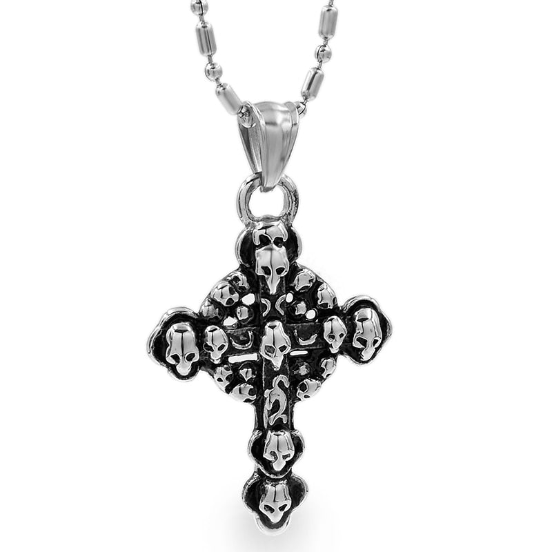 Love you Jesus Cross Pendants, High Quality Women Stainless Steel Pendant Necklace ATGO Christmas Gift Mens Jewelry