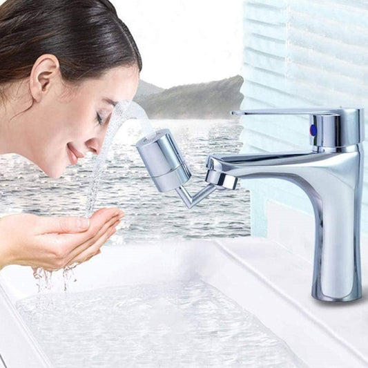 Universal Splash Filter Faucet 720 Degrees Spray Head Anti Splash Filter Faucet Movable Kitchen Tap Water Saving Nozzle Sprayer