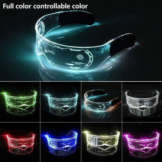 LED Luminous Glasses EL Flashing Neon Bar Party
